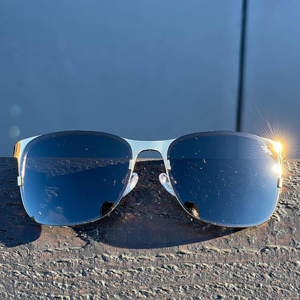 Titanium Wayfarer Sunglasses - V2 - 24K GOLD Plated
