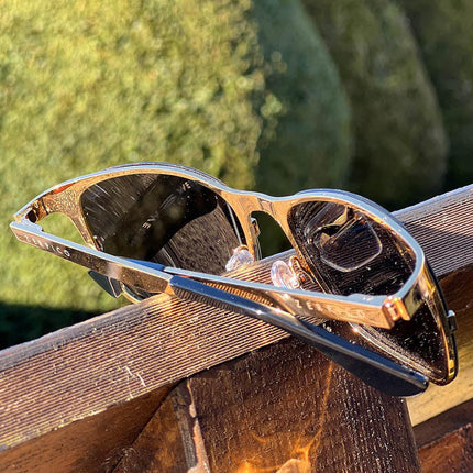 Titanium Wayfarer Sunglasses - V2 - 24K GOLD Plated