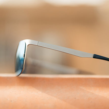 Titanium Wayfarers - V2 - Changeable Lenses
