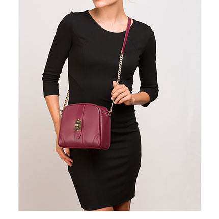 Small Crossbody Bag Burgundy