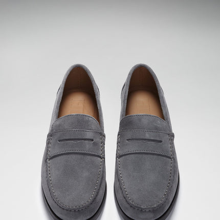 Boat Loafers, Slate Grey Suede