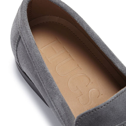 Boat Loafers, Slate Grey Suede