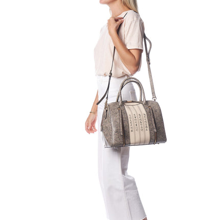 Calligraphy Brown Satchel