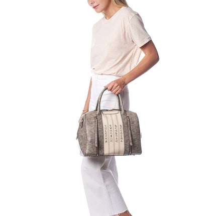 Calligraphy Brown Satchel