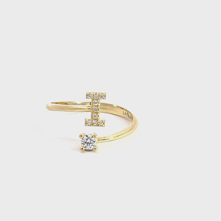 Initial Ring Gold H
