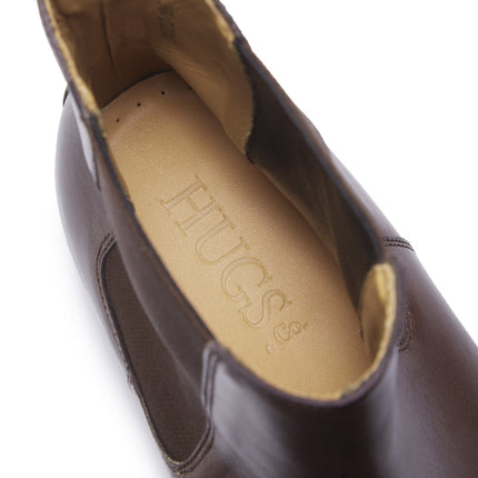 Brown Leather Chelsea Boots, Welted Leather Sole