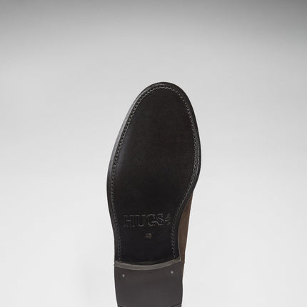 Brown Suede Chelsea Boots, Welted Leather Sole