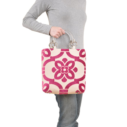 Stencil Orange Small Tote