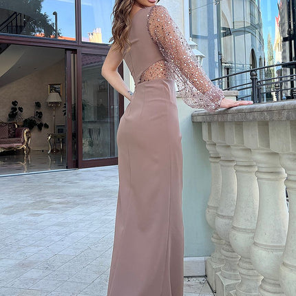  Long dress model 187650 Bicotone 