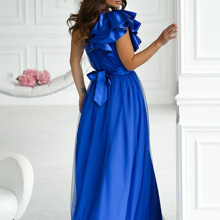  Long dress model 200243 Bicotone 