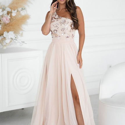  Long dress model 220091 Bicotone 