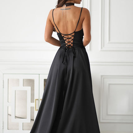  Long dress model 221609 Bicotone 