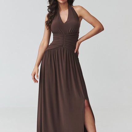  Long dress model 228322 Makadamia 