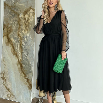  Evening dress model 174038 Bicotone 