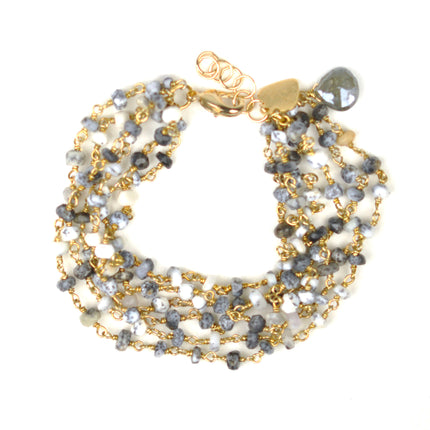 Dalmatian Opal Bracelet