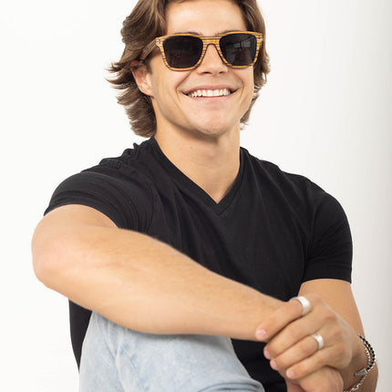 Delray - Wood & Carbon Fiber Sunglasses