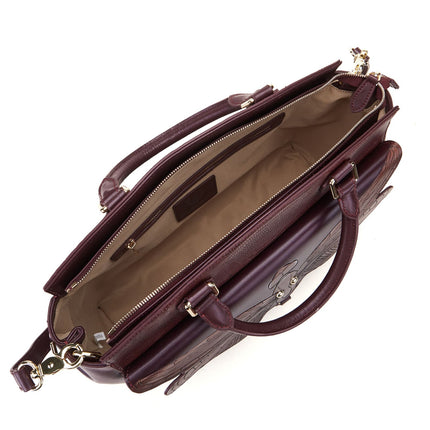 Dragonfly Brown Shoulder Bag