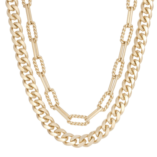 Double Layer Talia Necklace by Eklexic
