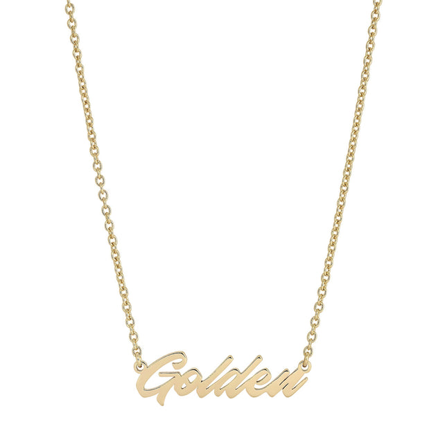Golden Necklace by Eklexic