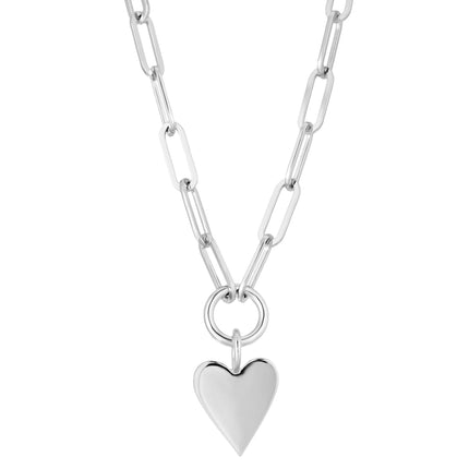 Heart Pendant Necklace by Eklexic