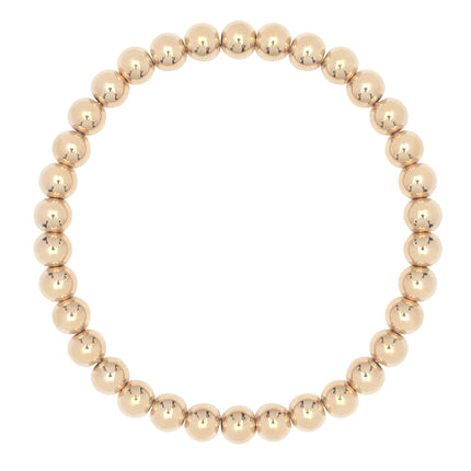 Small Gold Ball Bracelet by Eklexic