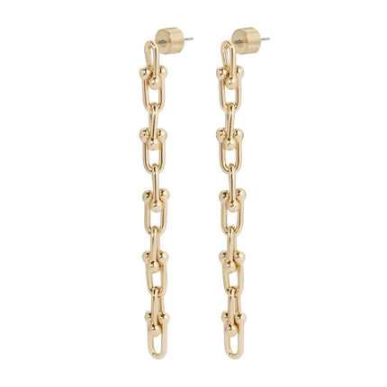 Small Margaux 10 Link Drop Earrings by Eklexic