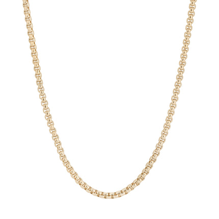 Thin Luciana Box Chain Necklace by Eklexic