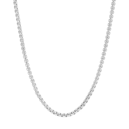 Thin Luciana Box Chain Necklace by Eklexic