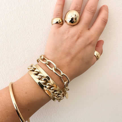 XL DOMED RING by Eklexic