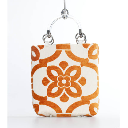 Stencil Orange Small Tote