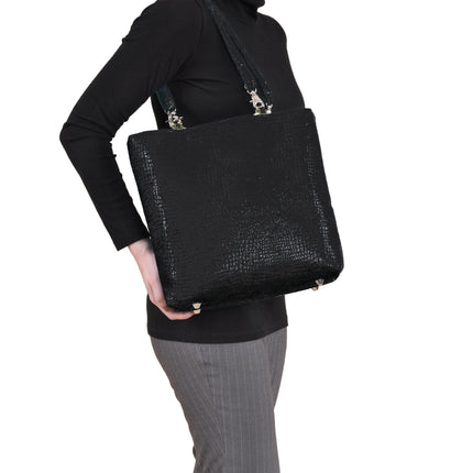 Boa Black Small Tote