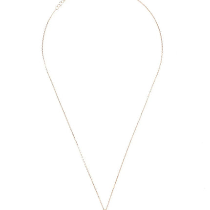 Honey Bee Pendant Necklace Rosegold