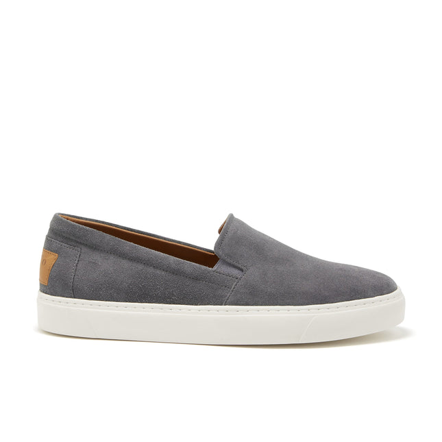 Slip-On Sneakers, Slate Grey Suede