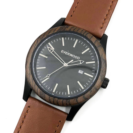 Inverness -  Walnut & Brown Leather