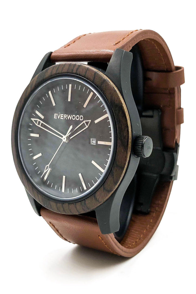 Inverness -  Walnut & Brown Leather