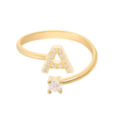 Initial Ring Gold A