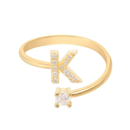 Initial Ring Gold K