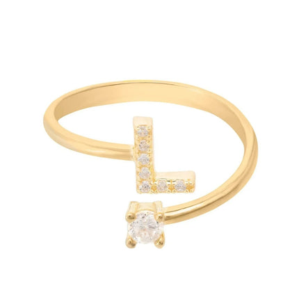 Initial Ring Gold L