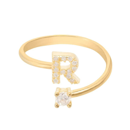 Initial Ring Gold R