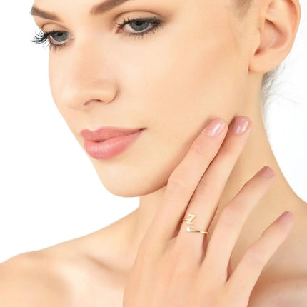 Initial Ring Gold Z