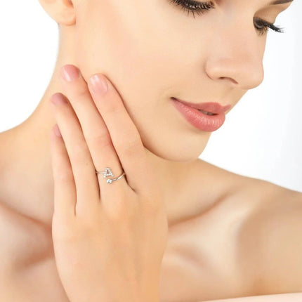 Initial Ring Silver A