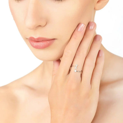 Initial Ring Silver I