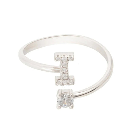 Initial Ring Silver I
