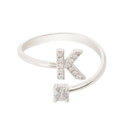Initial Ring Silver K