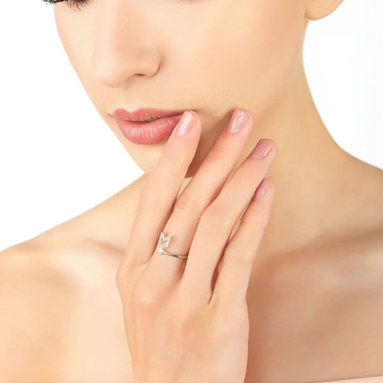 Initial Ring Silver M