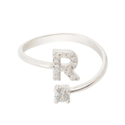 Initial Ring Silver R