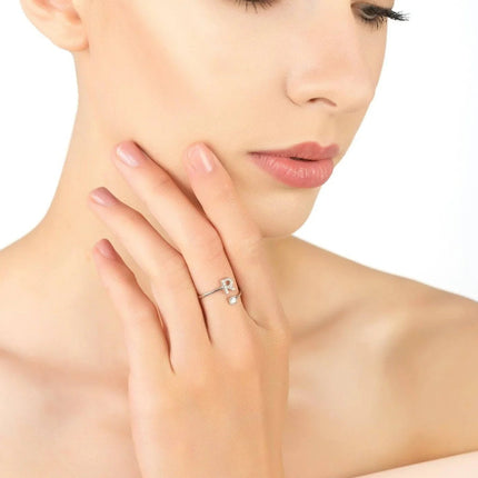 Initial Ring Silver R