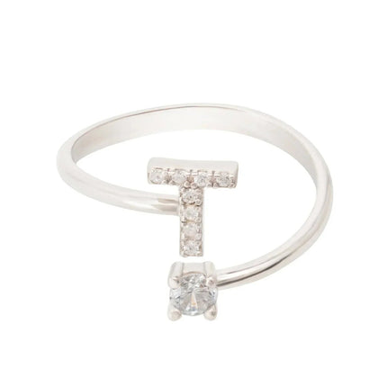 Initial Ring Silver T
