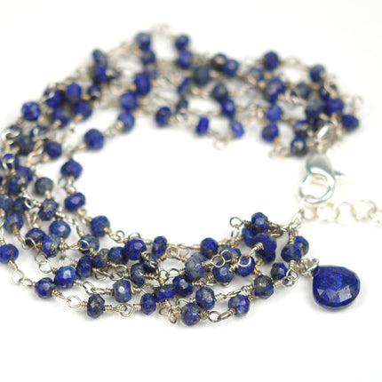 Lapis Lazuli Sterling Silver Bracelet