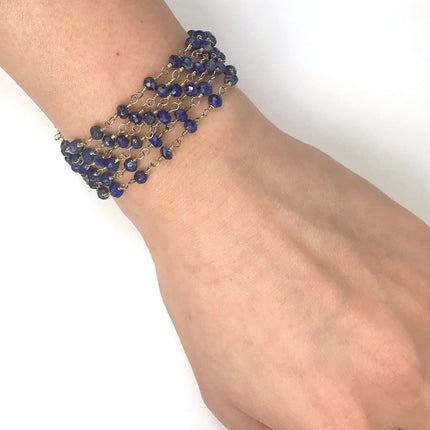 Lapis Lazuli Sterling Silver Bracelet